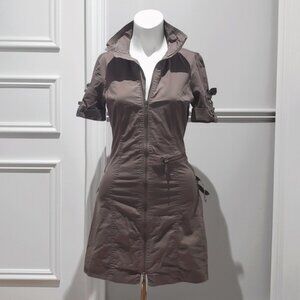 Vintage Y2K Utility Cargo "Aviator" Style Zip Dress